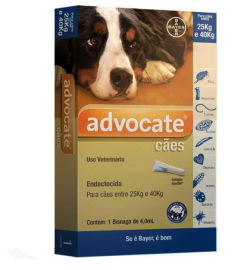 Advocate para Ces de 25 a 40 Kg (4 mL) - Antipulgas Bayer