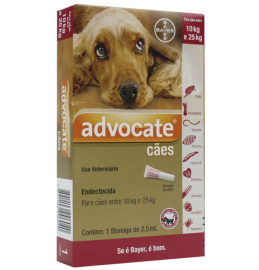 Advocate para Ces de 10 a 25 Kg (2,5 mL) - Antipulgas Bayer