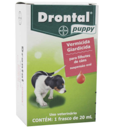 Vermfugo Drontal Puppy 20ml - Vermicida e Giardicida