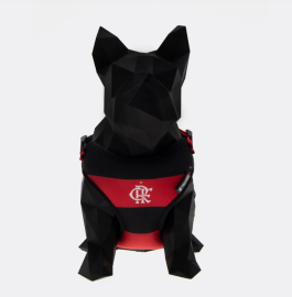 Peitoral air para cachorros Flamengo Tamanho M