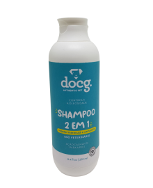 Shampoo 2 em 1 Vegetal Maracuj e Camomila para pets - 250ml- PET