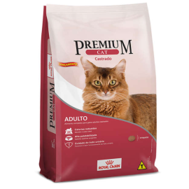 Rao Royal Canin Premium Cat para Gatos Adultos Castrados Embalagem com 1kg- PET