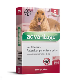 Antipulgas Advantage Ces e Gatos MAX 3 - 10 a 25 kg 2,5 ml