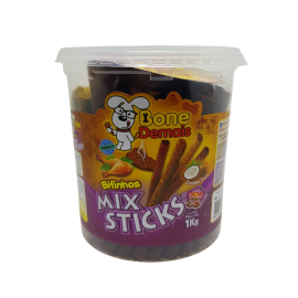 Bifinho Mix Sticks para ces 1kg carne e frango- PET