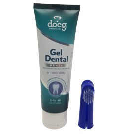 Kit gel dental e dedeira para pets- PET